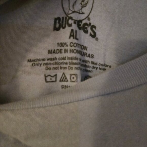 Buc-ee's Adult Large blue tee 100% Cotton South Carolina Living my best life - Picture 3 of 6